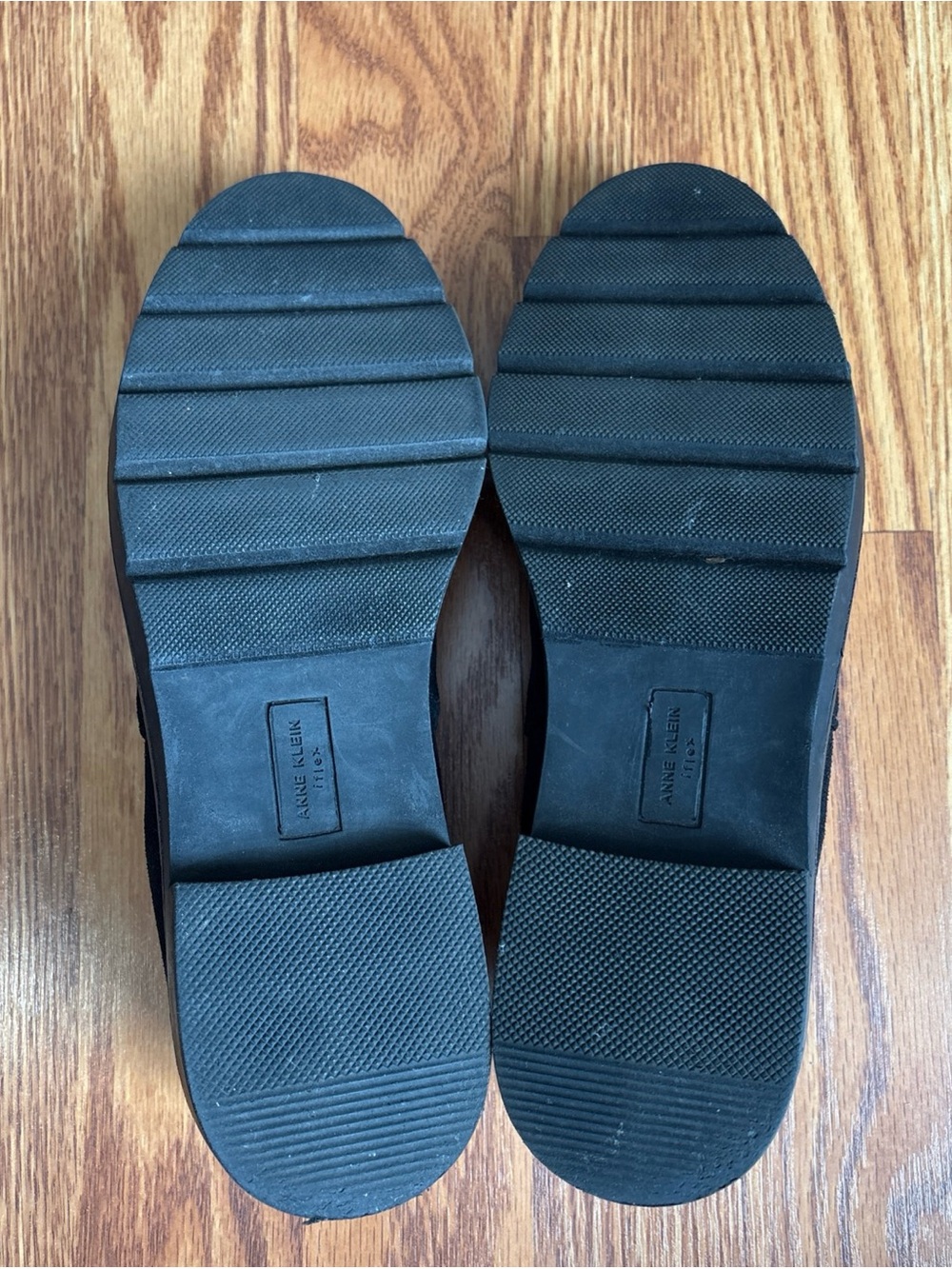 Anne Klein Women's Iflex Solid Black Suede Slip-on Round Toe Comfort Loafer 8.5M - Picture 5 of 14